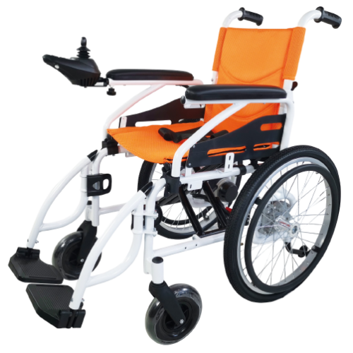 Poylin P200C Katlanabilir Çocuk Akülü Tekerlekli Sandalye Turuncu